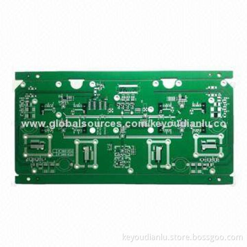 Double-sided PCB with FR4 Material and 1.0mm Thickness, HAL Lead Free with 1/1oz, CU